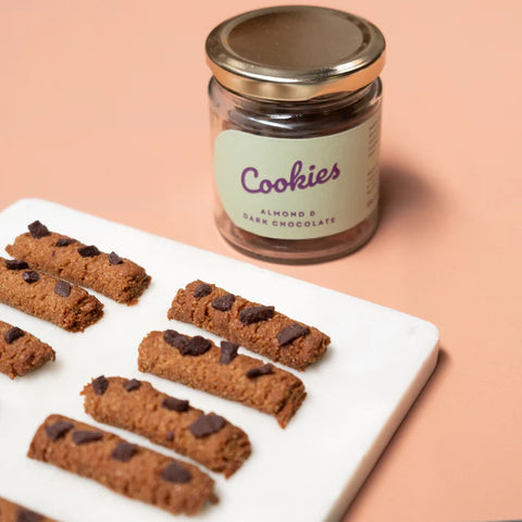 Almond & Dark Chocolate Cookies
