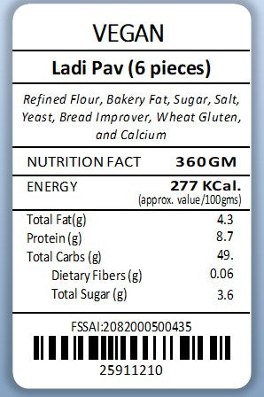 Mumbai Ladi Pav (pack of 6)