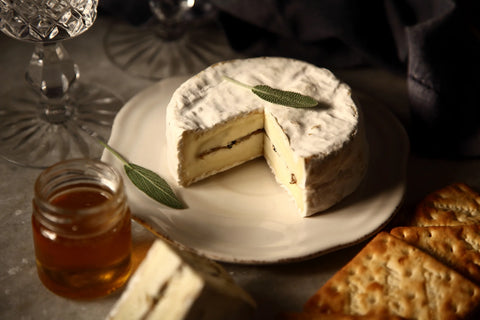 Artisanal Truffle Brie Cheese