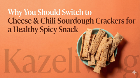 Cheese & Chili Sourdough Crackers