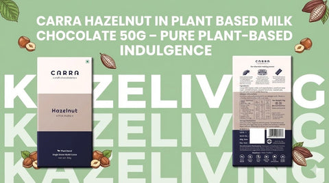 CARRA Hazelnut in Plant Based Milk Chocolate 50G