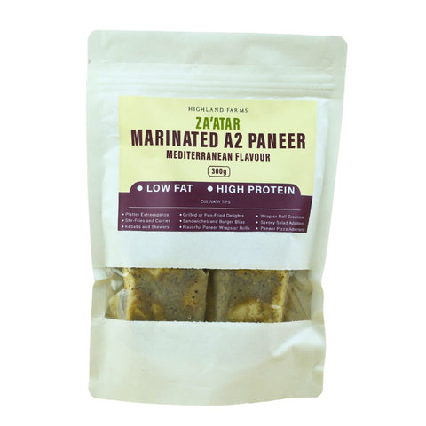 Marinated A2 Low Fat Paneer Za'atar (Delivered Separately Next Day)