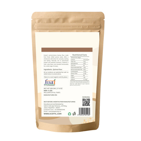 Ecotyl Quinoa Flour | High Protein | Nutritious Flour | 500g