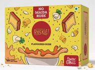 RUSKLE No Maida Butter Garlic Flavoured Rusk
