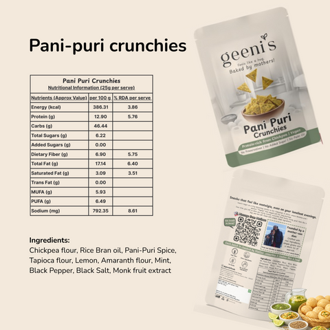Geeni's Pani Puri Crunchies