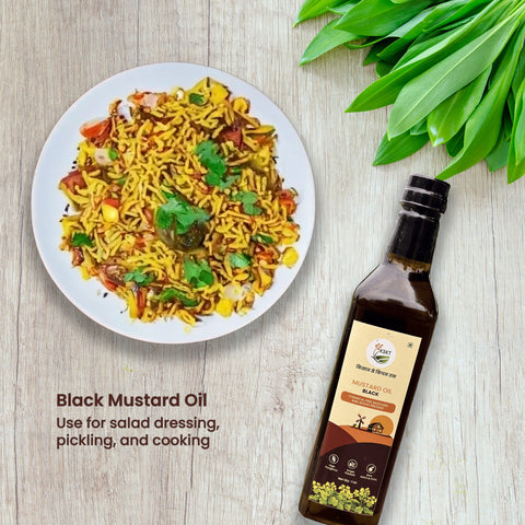 KSKT Black Mustard Oil (Cold Pressed) (Pack of 5)