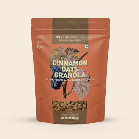 Nourish Organics Cinnamon Oats Granola