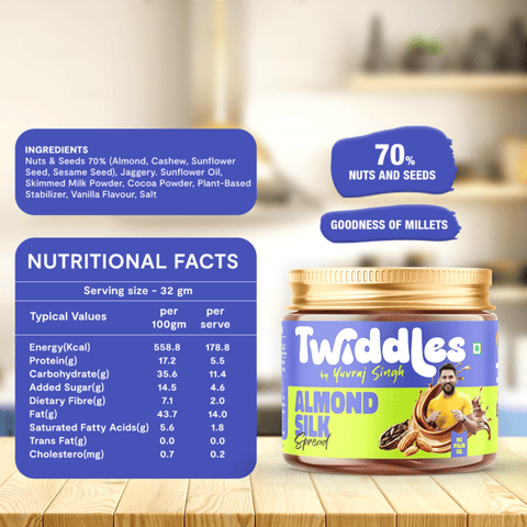 Twiddles Almond Silk Spread 100 grams