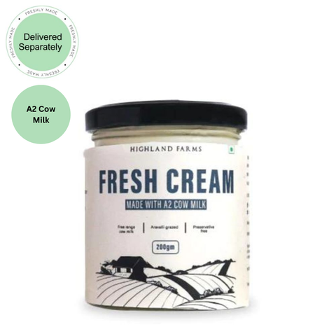 Fresh Cream (Delivered Separately)