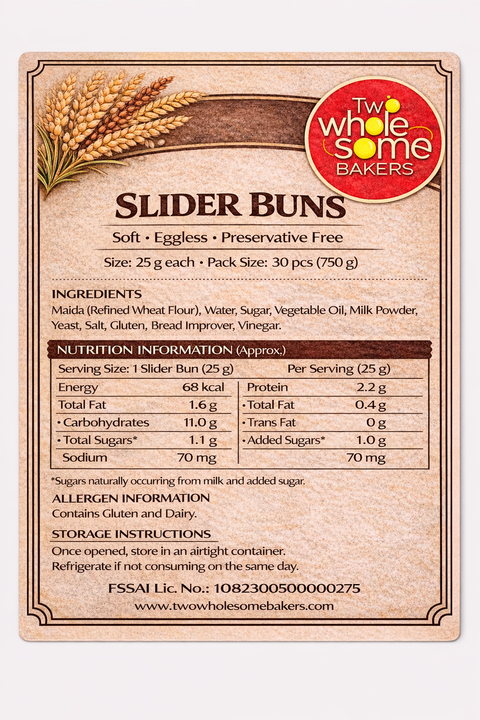 Slider Mini Buns Pack