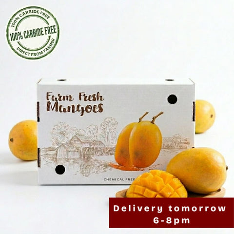 Premium Alphonso Mango box 12pc (Carbide Free) 200-240gm per Pc