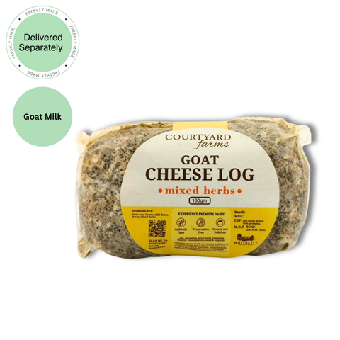 Chèvre Goat Cheese Log - Mixed Herb (Delivered Separately Next Day)