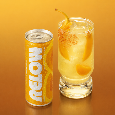 Relow Mango Sparkling Probiotic Soda