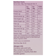 Jungly Delights Energize chocolate with moringa box of 5 bars 190g