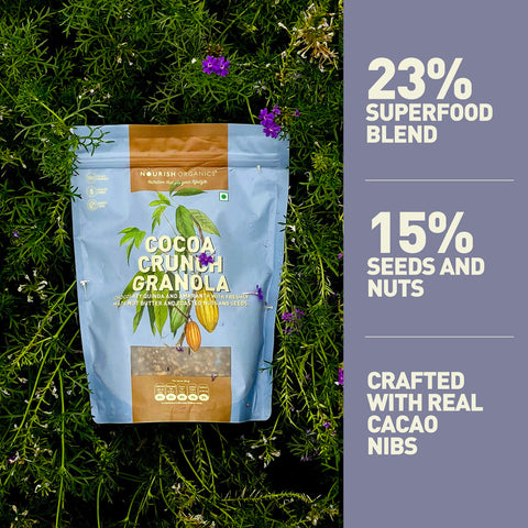 Nourish Organics Cocoa Crunch Granola 270grams