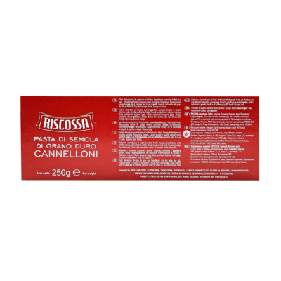 Riscossa Cannelloni 250g