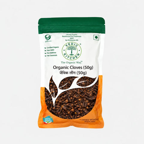Vedic Kitchen Organic Clove (Certified Organic) 50 grams