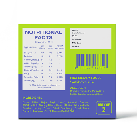 Date and Nut Power Bite