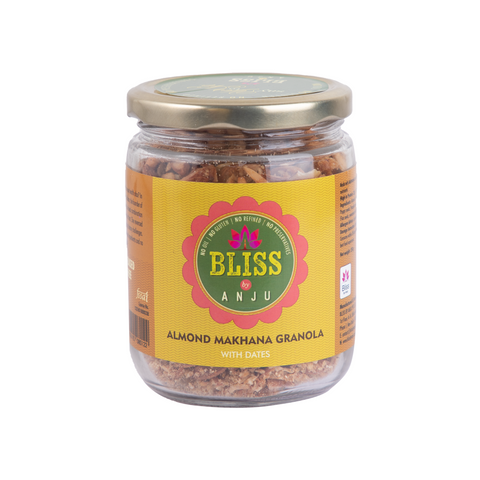 Almond  Makhana Granola with Dates