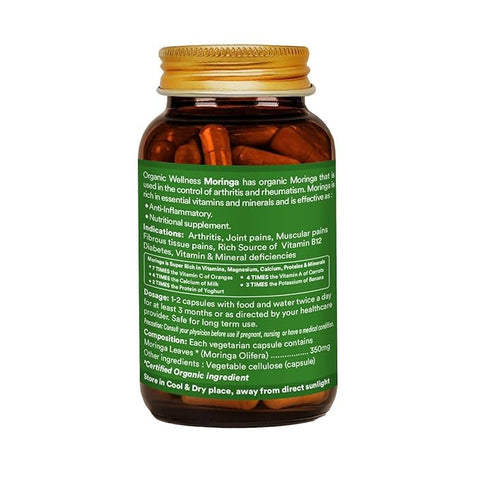 Moringa Capsules (Certified Organic)