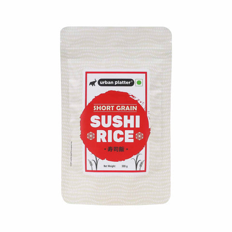Urban Platter Short-Grain Sushi Rice, 300g (Sticky, Chewy & Aromatic )