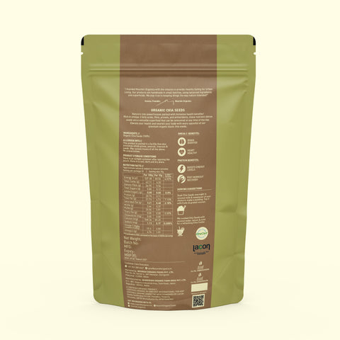 Nourish Organics Organic Chia Seeds 500grams
