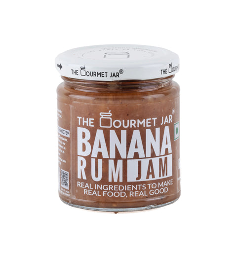 The Gourmet Jar Banana Rum Jam 230 grams