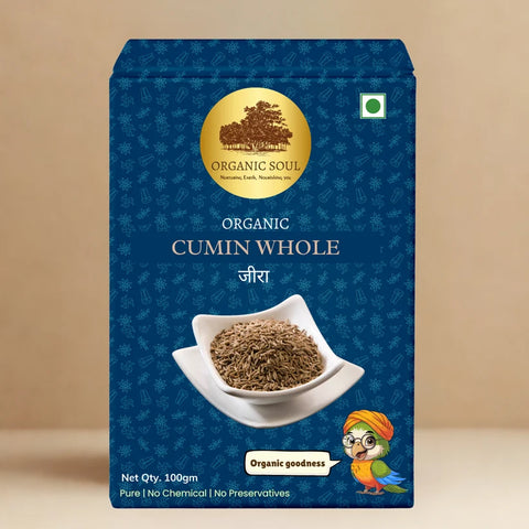 Organic Soul Organic Cumin Seeds (Jeera) Whole | 100 g