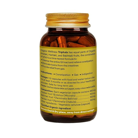 Organic Wellness Triphala 90 Capsules