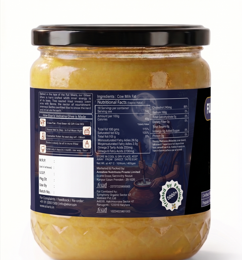 Ekaris A2 Full Moon Ghee (Purnima Ghee) - 500 ml