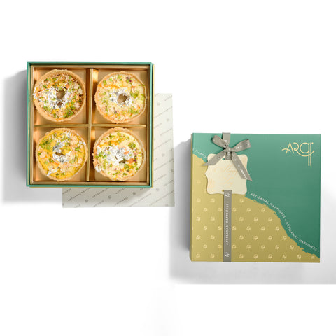 Teej Special - Mini Classic Assorted Ghewar Box  (Delivered Separately Next Day)