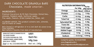 Dark Chocolate Almond Protein Granola Bars (Box of 6 Bars)