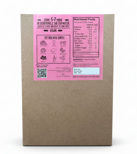 Eggless Semolina Radiatori