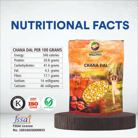 Organic Wellness Chana Dal (Pack of 3)