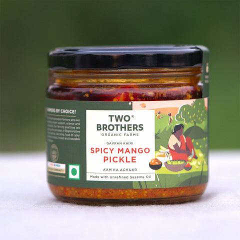 Spicy Mango Pickle 300g| Handmade with Native Gavran Kairi