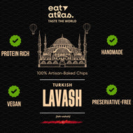 Assorted Baked Chips Combo (Sesame, Masala Turmeric, Chilli & Paprika, Whole Wheat) Lavash Chips (85g x4) (Vegan))