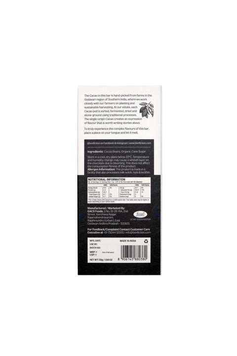 Order of the Dark Roast- 91% Dark Chocolate Net Weight: 55gms