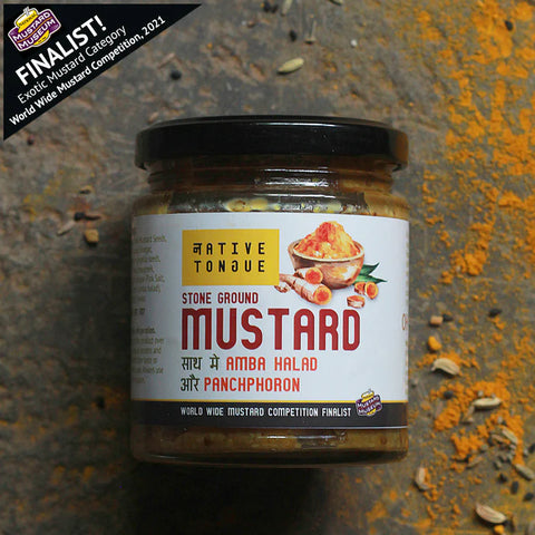 Native Tongue Mustard with Amba Halad and Panchphoron Spices 200g