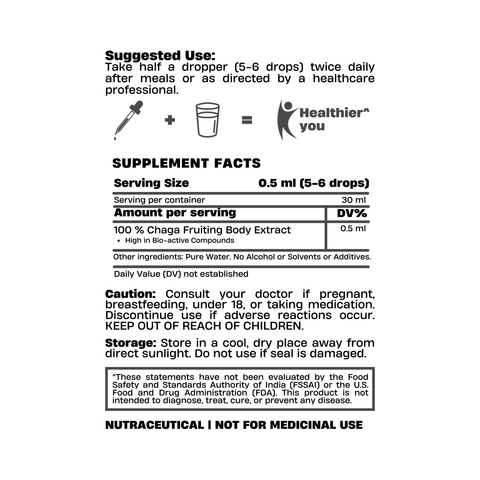 Chaga Drops