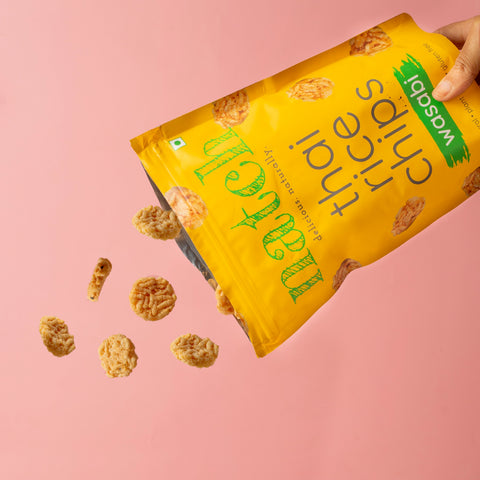 Natch Thai rice chips - wasabi 100grams