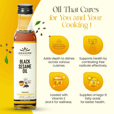 Orasure Organics Black Sesame Oil