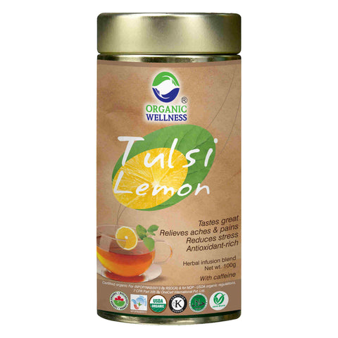 Organic Wellness Tulsi Lemon (Tin) 100 grams