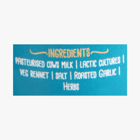 Spotted cow Fresh Cheese – Garlic & Herbs 150 grams