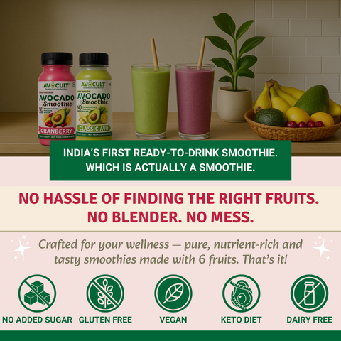 Avocult Avocado Cranberry Smoothie 200 ml