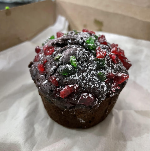 Rum Infused Plum Muffin