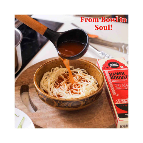 Urban Platter Ramen Noodles, 250g (Authentic Japanese-Style Wheat Noodles | No Added Preservatives | Perfect for Ramen, Stir-Fries & Soups)
