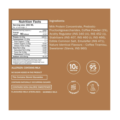 Phab 10g Protein Milkshake, Coffee Tiramisu 200ml