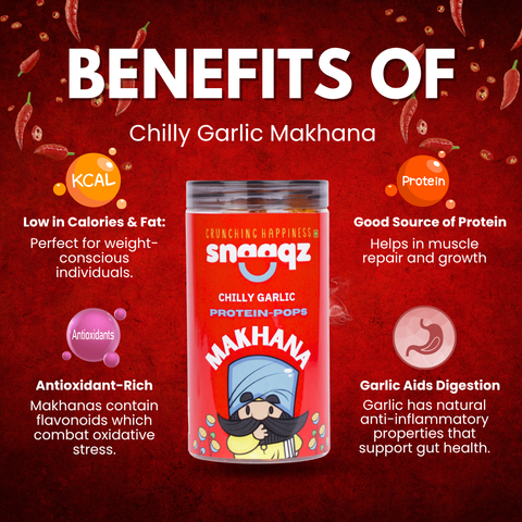 Chilly garlic makhana