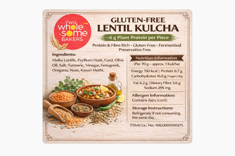 Lentil Protein Kulcha (Gluten Free)