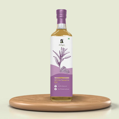 Adya Organics Woodpressed White Sesame Oil